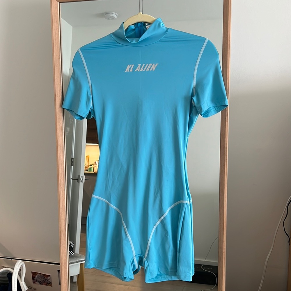 Baby blue bodysuit